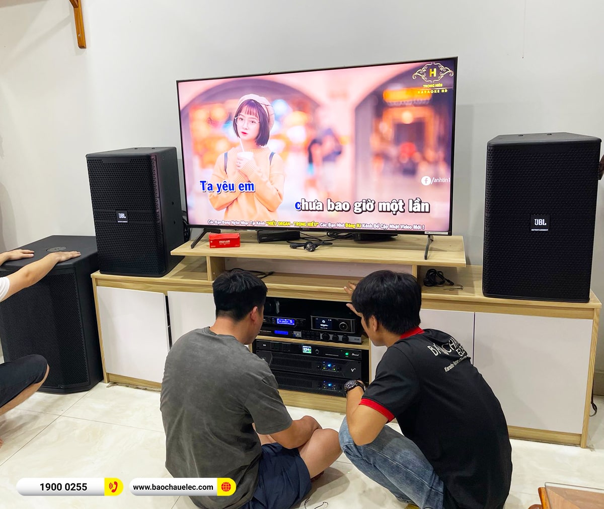 Lắp đặt dàn karaoke JBL hơn 139tr cho anh Long tại TPHCM 