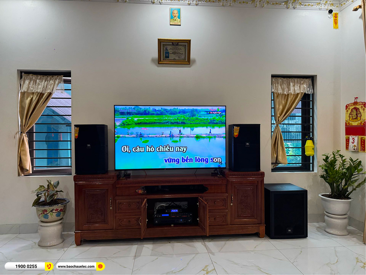 Lắp đặt d&agrave;n karaoke JBL hơn 90tr cho anh T&acirc;n ở H&agrave; Nam 