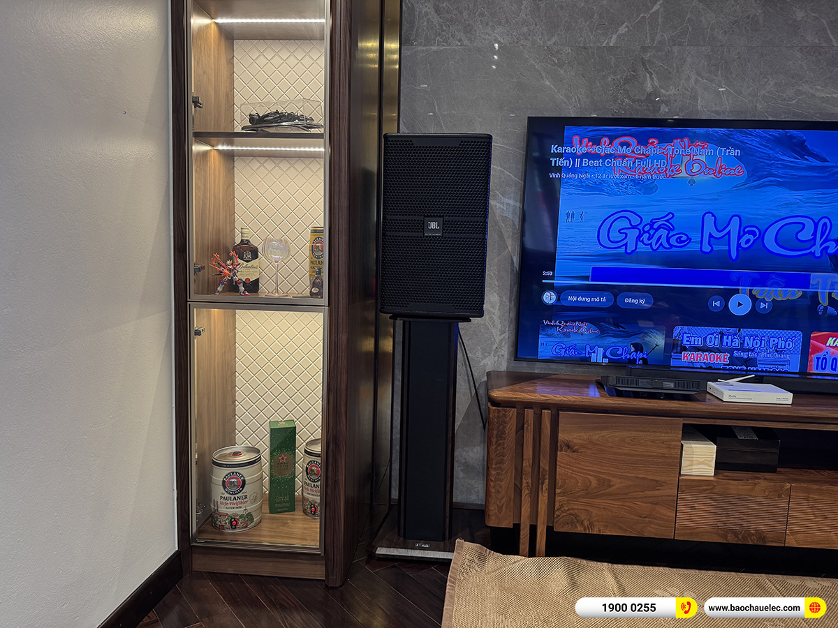 Lắp đặt d&agrave;n karaoke JBL hơn 100tr cho anh Thắng tại H&agrave; Nội 