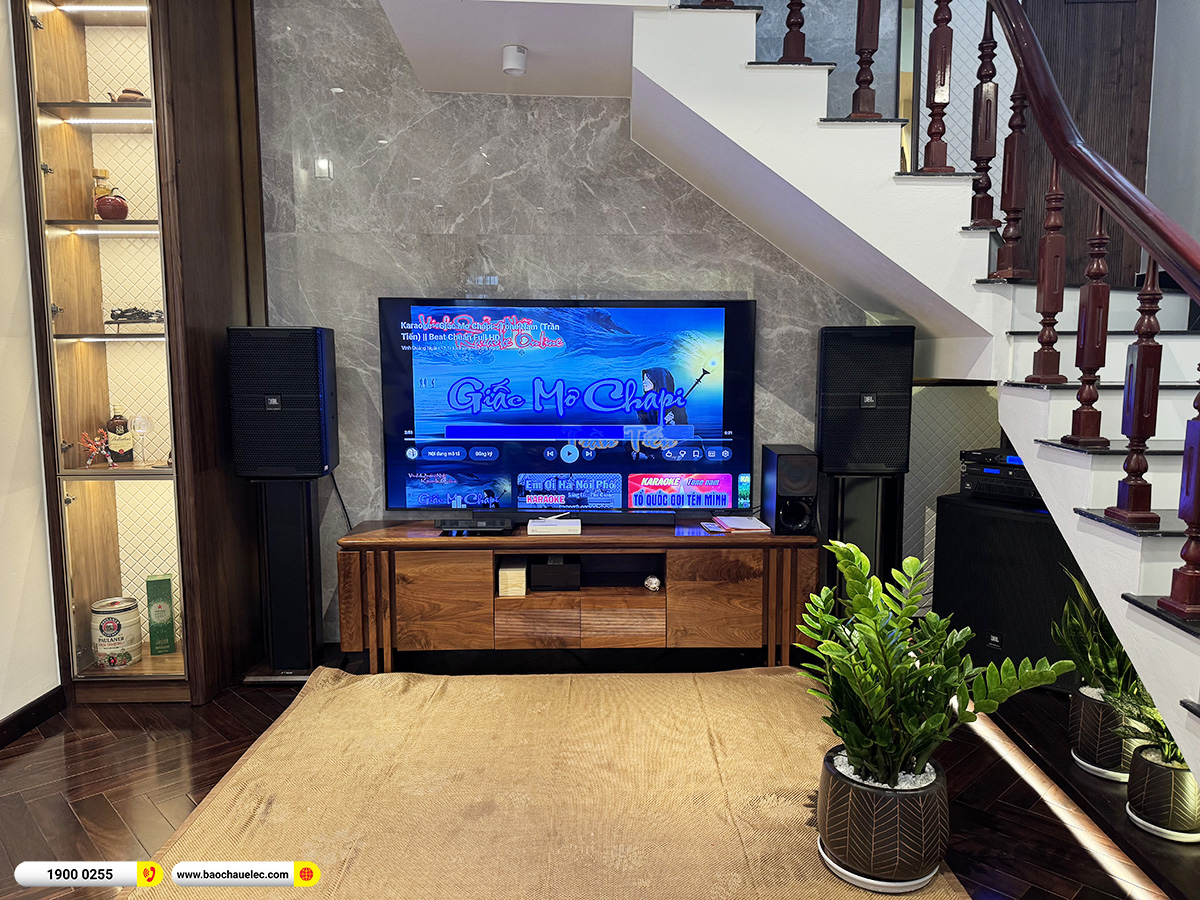 Lắp đặt d&agrave;n karaoke JBL hơn 100tr cho anh Thắng tại H&agrave; Nội 