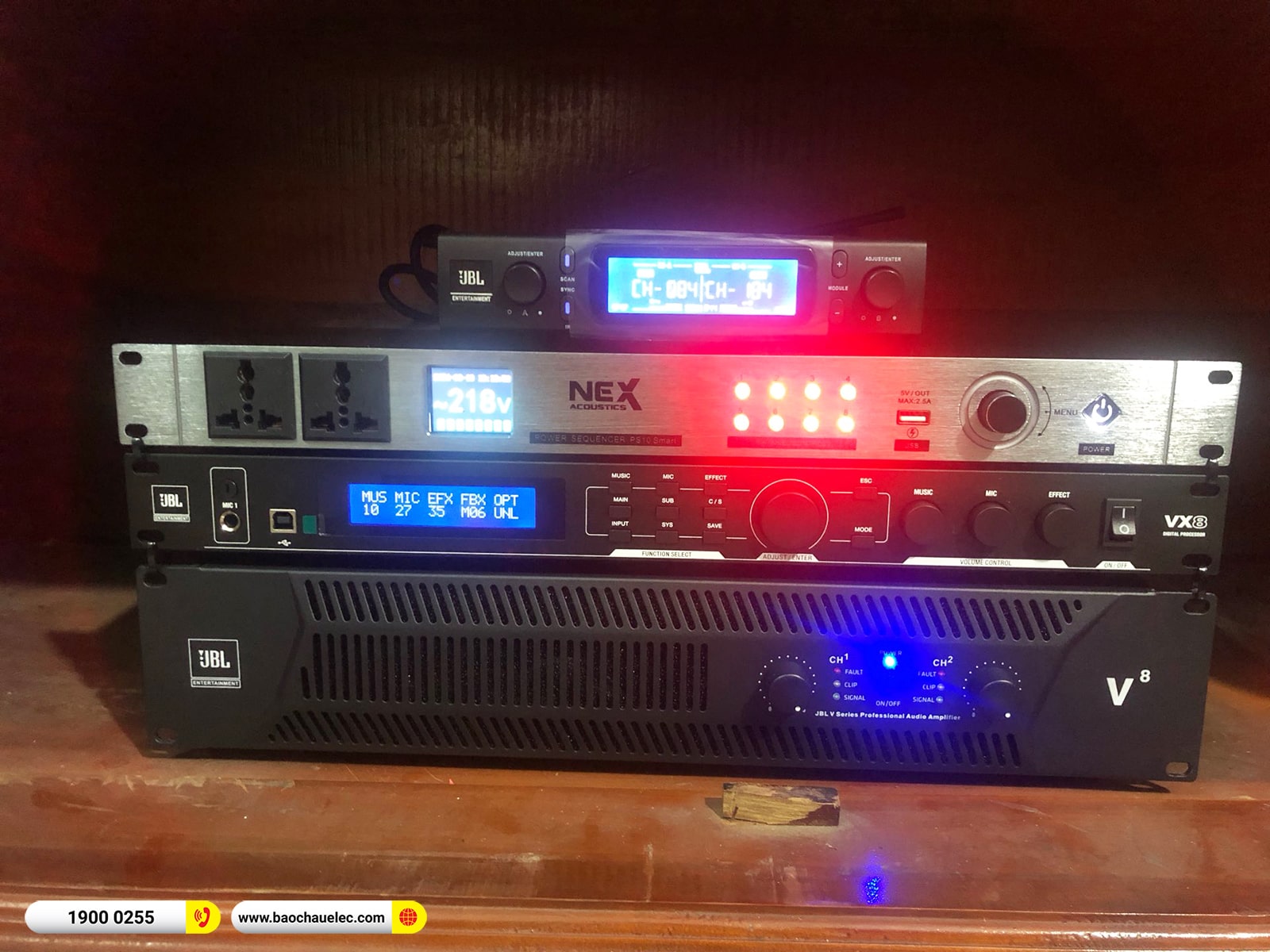 Lắp đặt dàn karaoke JBL hơn 86tr cho anh Thế tại Hưng Yên (JBL XS15, JBL V8, JBL VX8, Alto TS15S, JBL VM300,…)