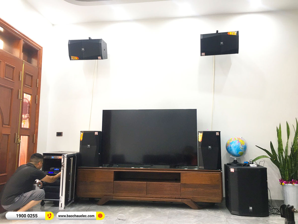 Lắp đặt dàn karaoke JBL hơn 185tr cho anh Thủy tại Bắc Ninh (JBL XS12, JBL V8, JVL V10, VX8, VM300, PRX 418S,…)