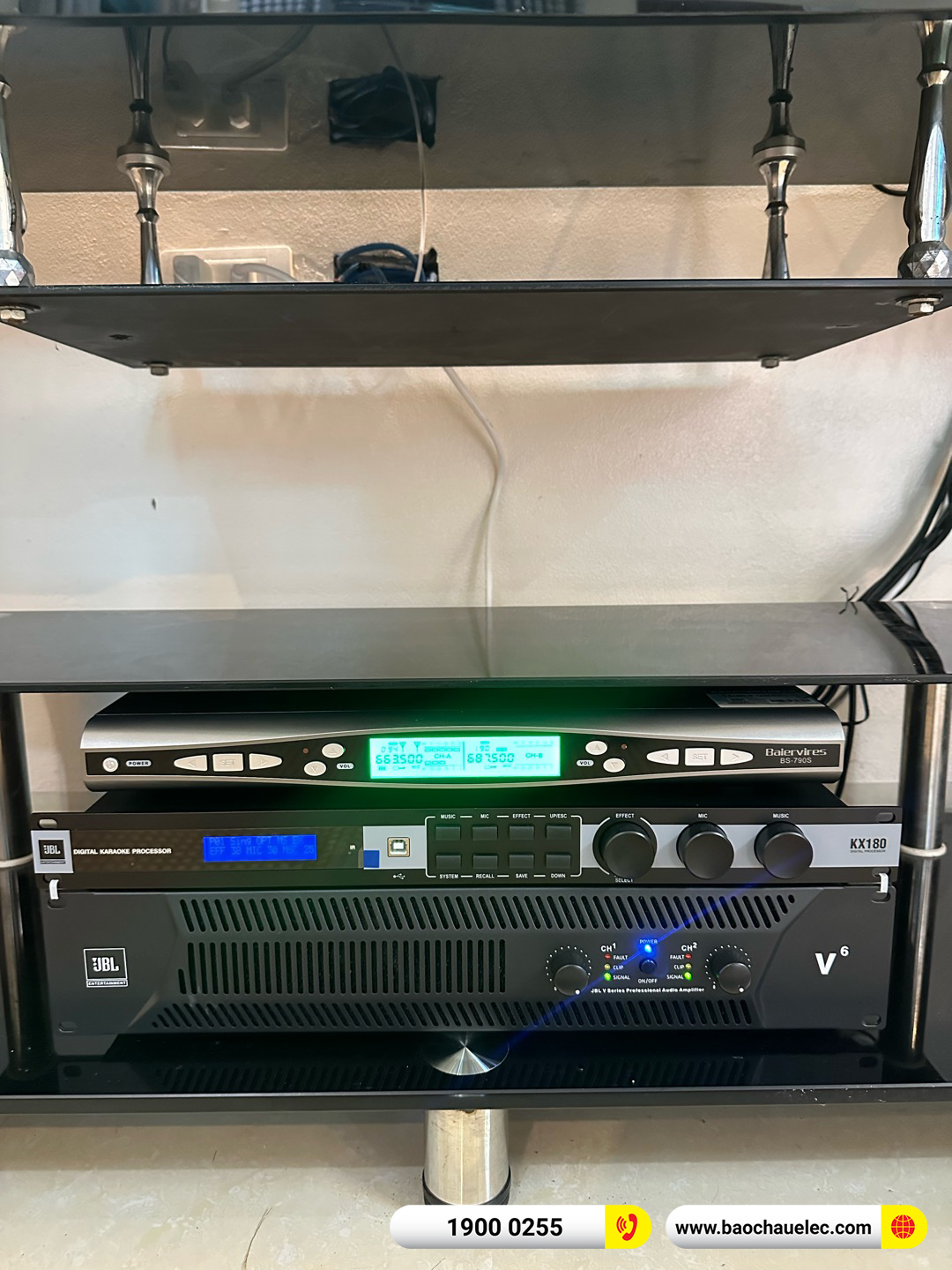 Lắp đặt dàn karaoke JBL hơn 61tr cho anh Trung tại Hà Nội