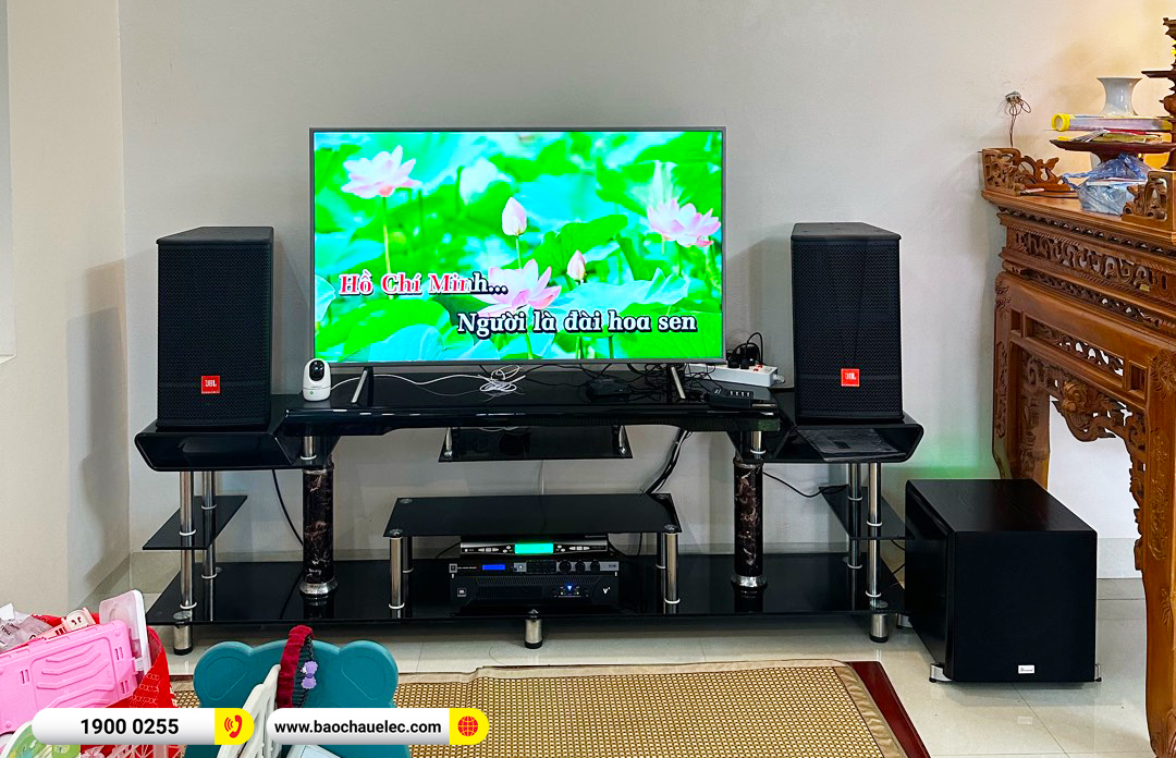 Lắp đặt dàn karaoke JBL hơn 61tr cho anh Trung tại Hà Nội