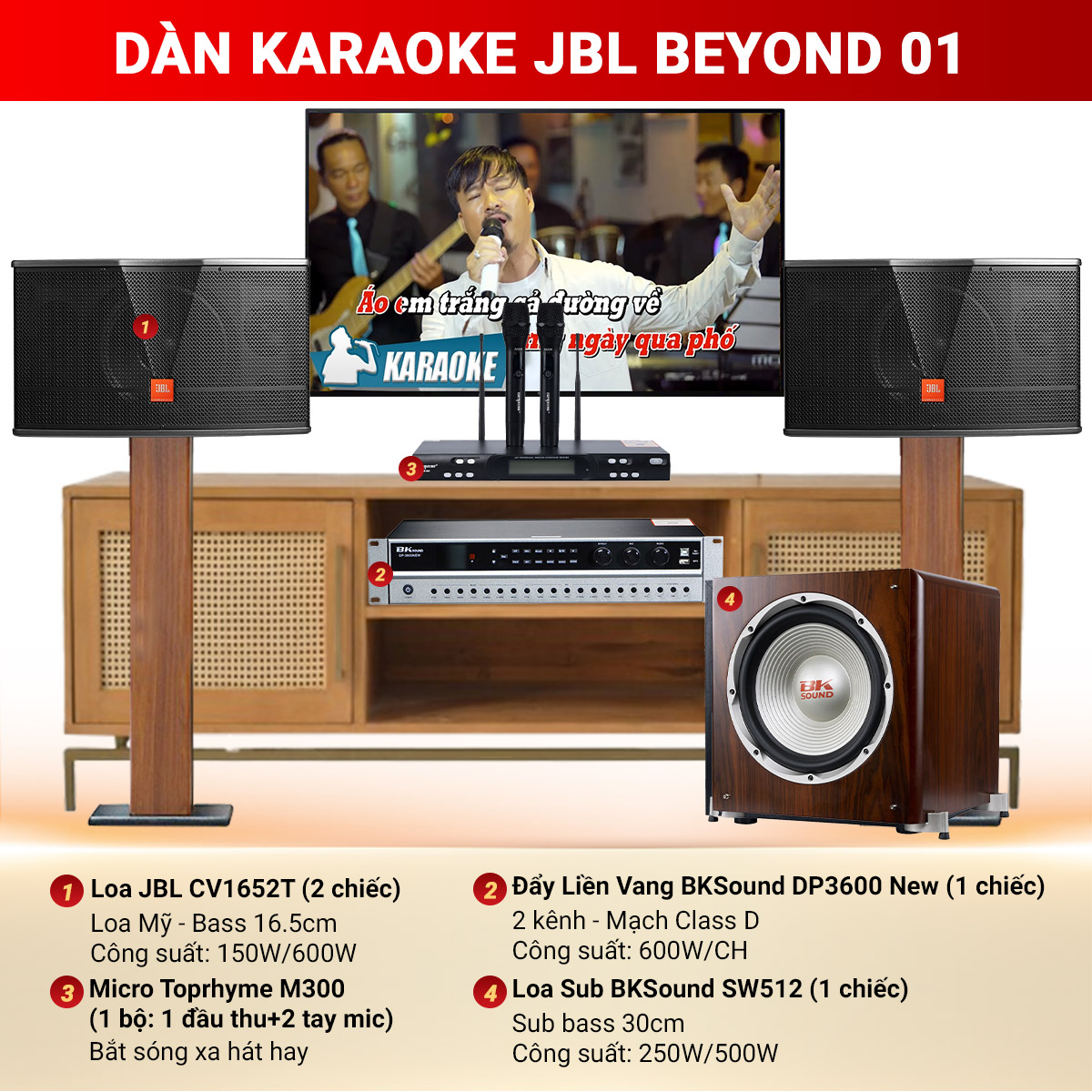 Dàn karaoke JBL Beyond 01