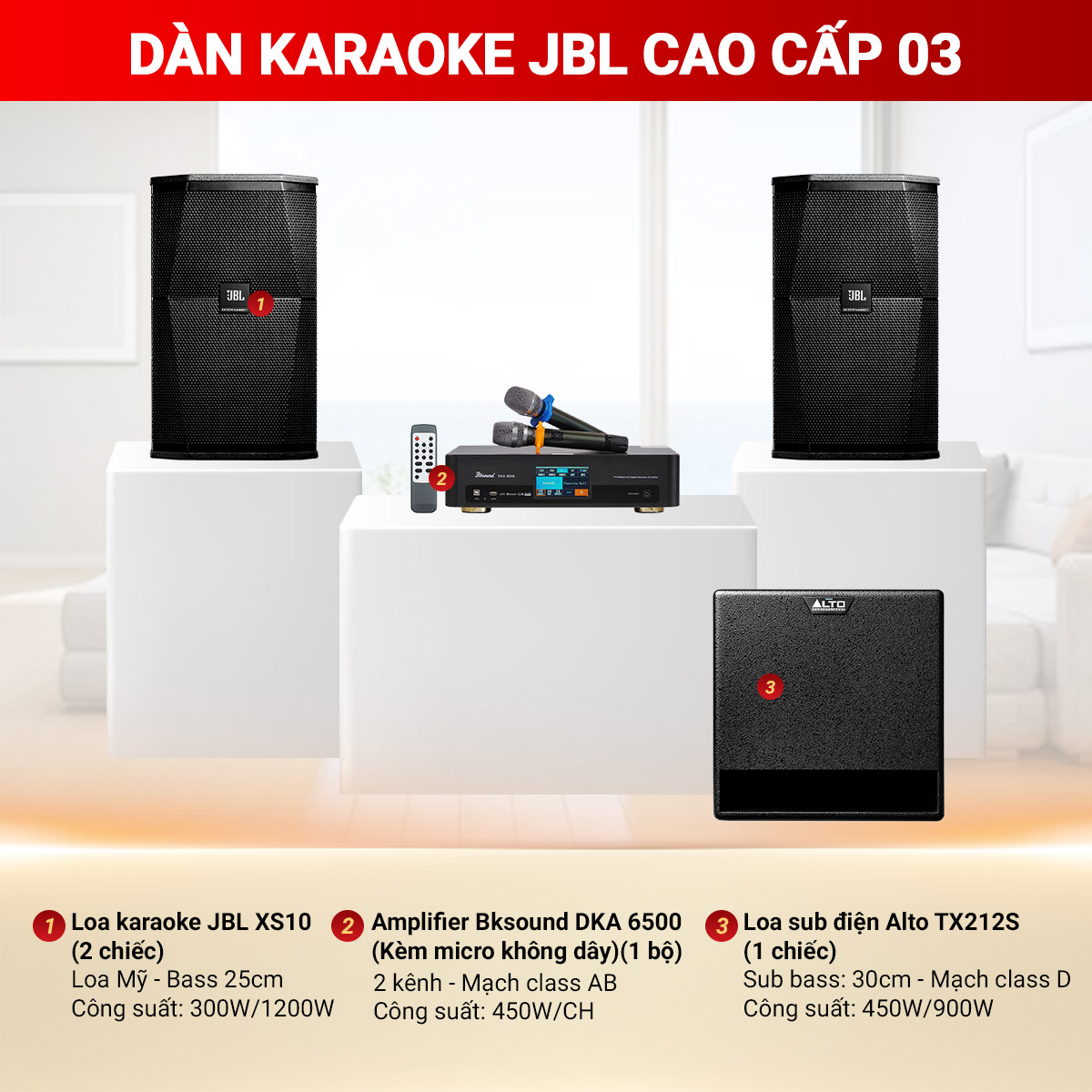 D&agrave;n karaoke JBL cao cấp 03