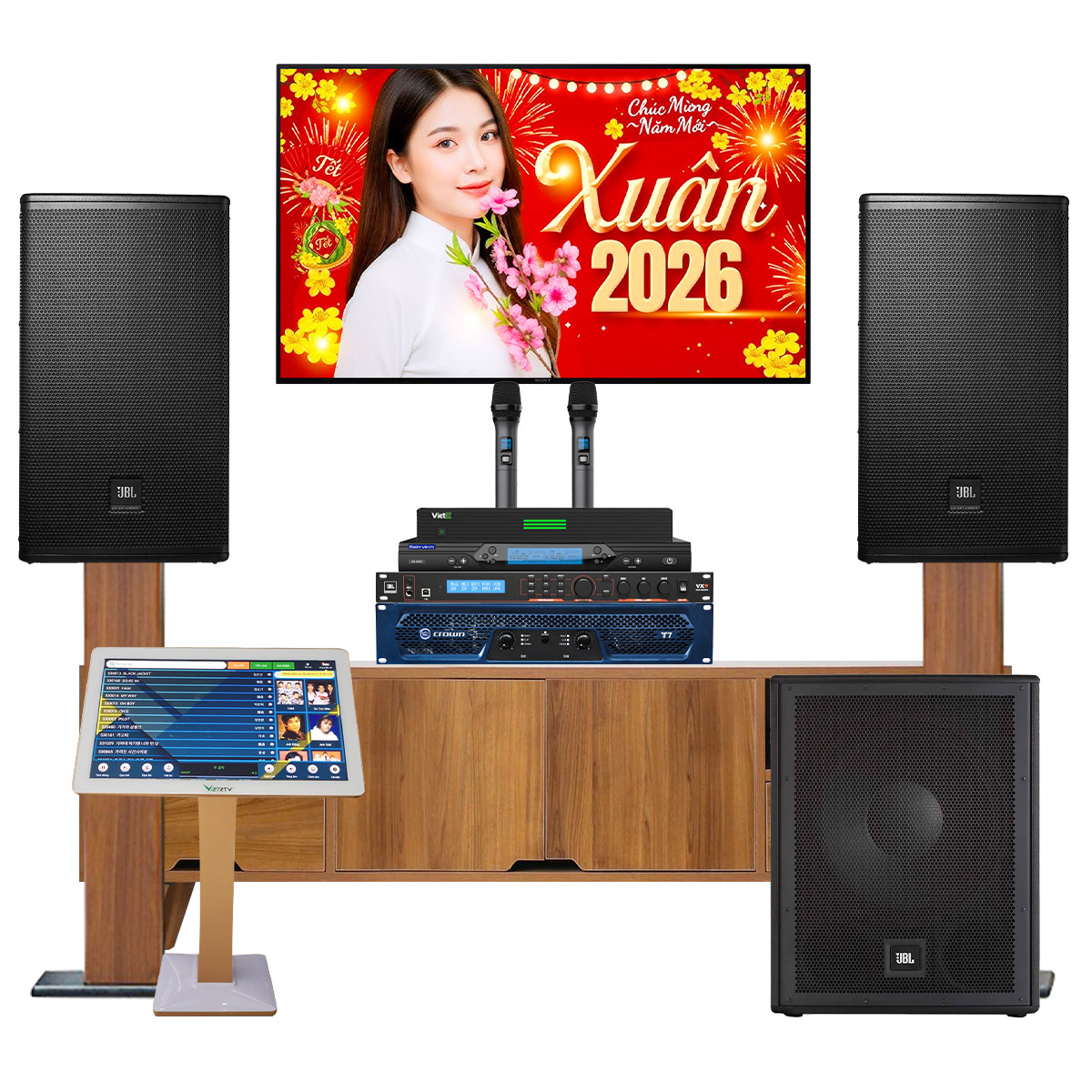 D&agrave;n karaoke JBL cao cấp 20