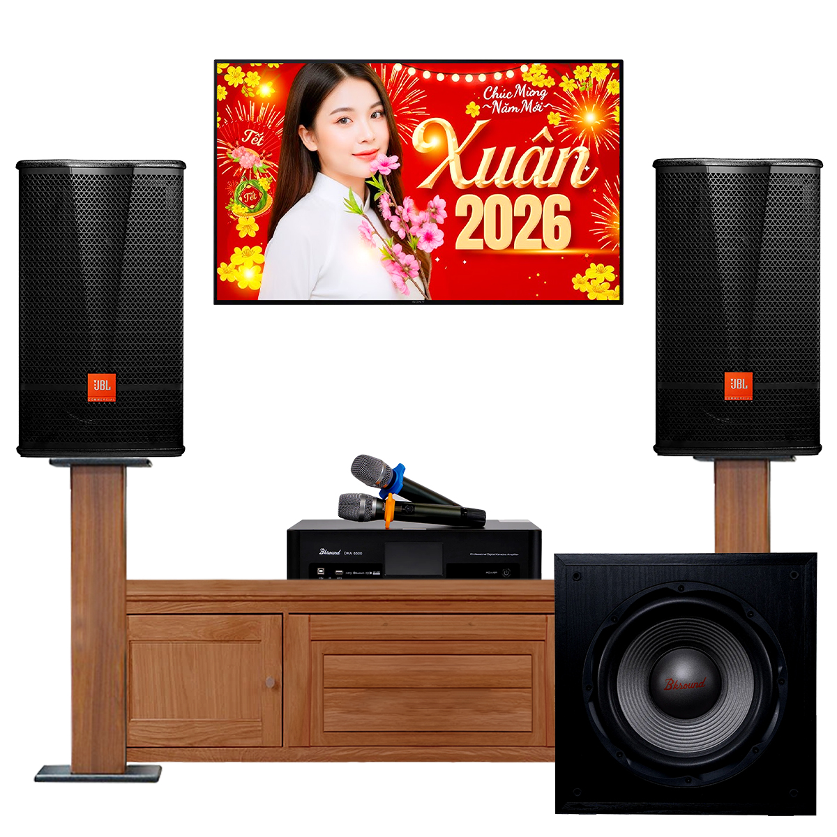 D&agrave;n karaoke JBL cao cấp 21