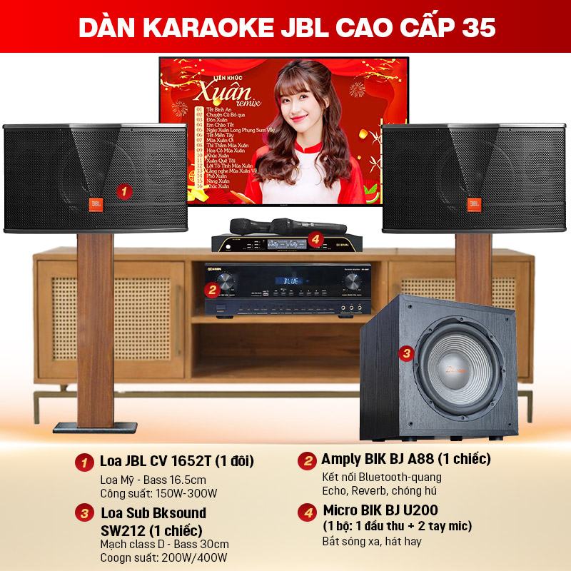 Dàn karaoke JBL cao cấp 35