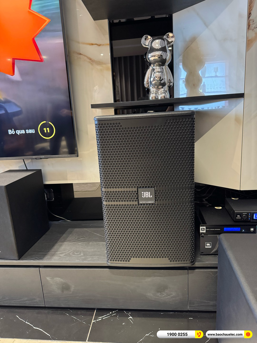 Lắp đặt d&agrave;n karaoke JBL hơn 80tr cho chị Giang tại H&agrave; Nội 