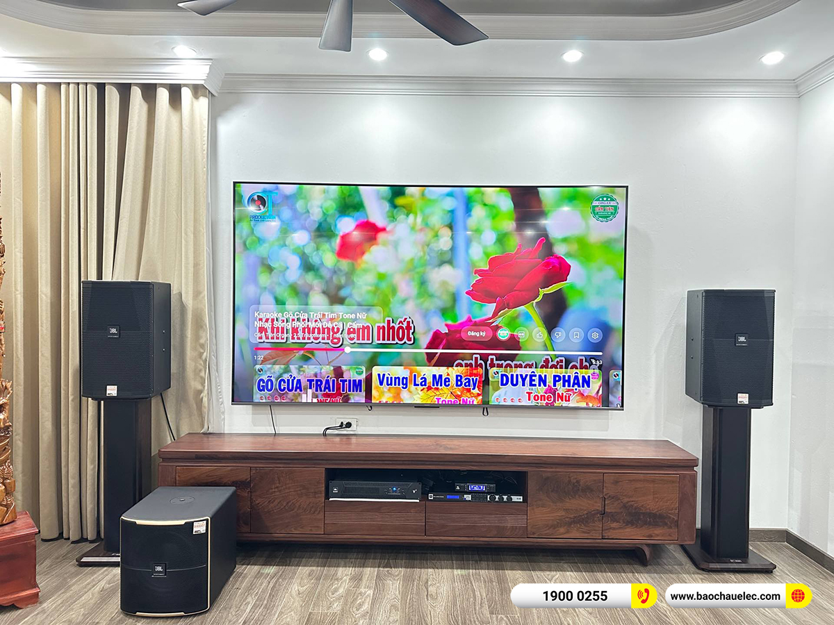 Lắp đặt dàn karaoke JBL hơn 82tr cho chị Hương tại Hà Nội