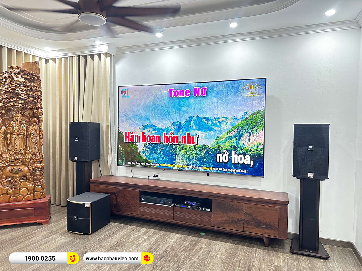 Lắp đặt dàn karaoke JBL hơn 82tr cho chị Hương tại Hà Nội