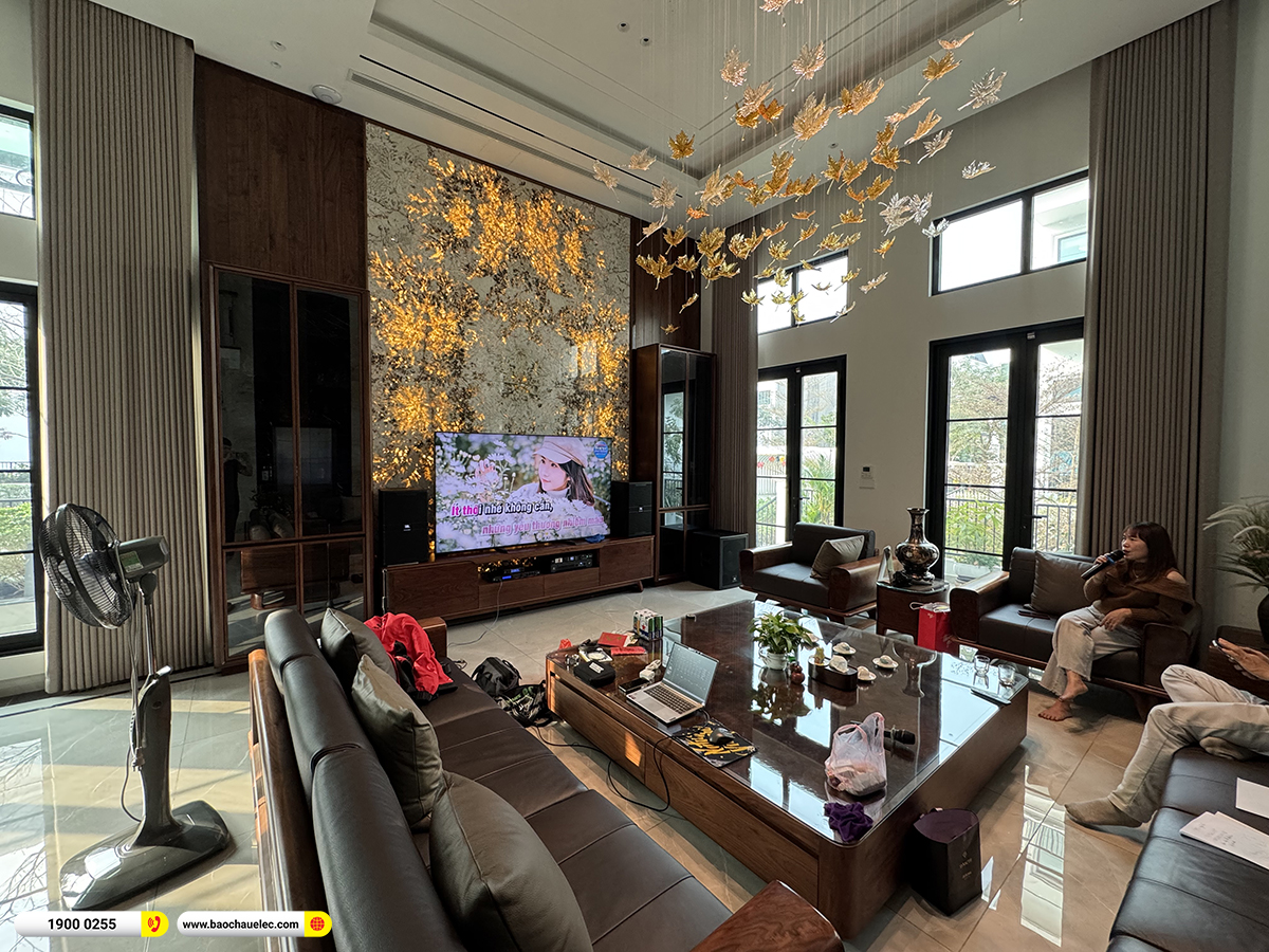 Lắp đặt d&agrave;n karaoke JBL hơn 90tr cho chị Thơm tại H&agrave; Nội 