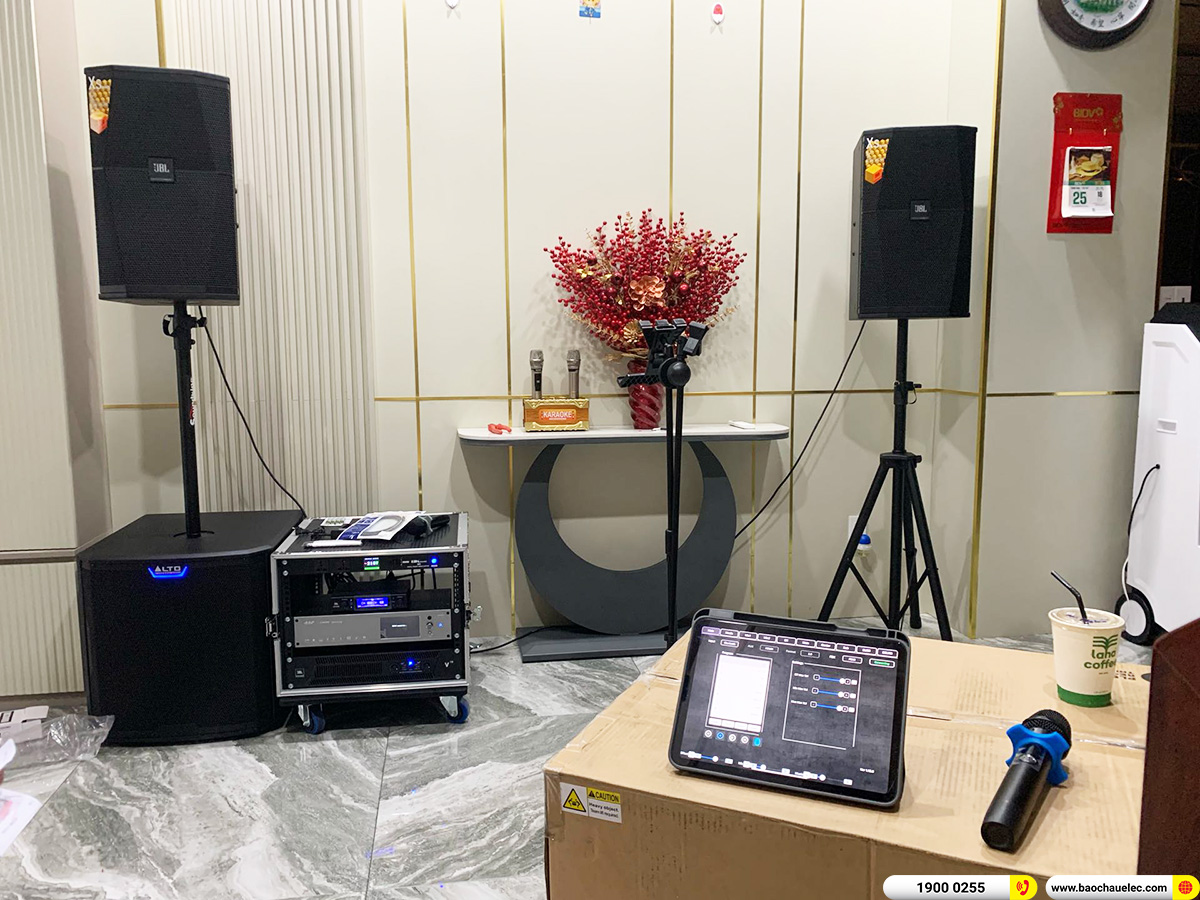 Lắp đặt dàn karaoke JBL gần 97tr cho anh Luận ở TPHCM