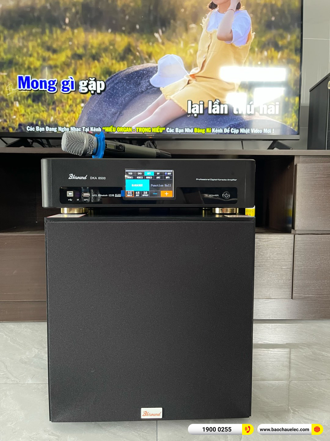 Lắp đặt d&agrave;n karaoke JBL hơn 25tr cho ch&uacute; B&igrave;nh tại Vũng T&agrave;u 