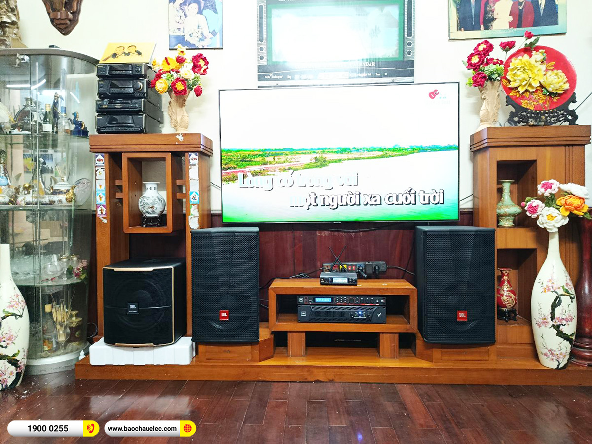 Lắp đặt d&agrave;n karaoke JBL hơn 70tr cho ch&uacute; Minh tại H&agrave; Nội 