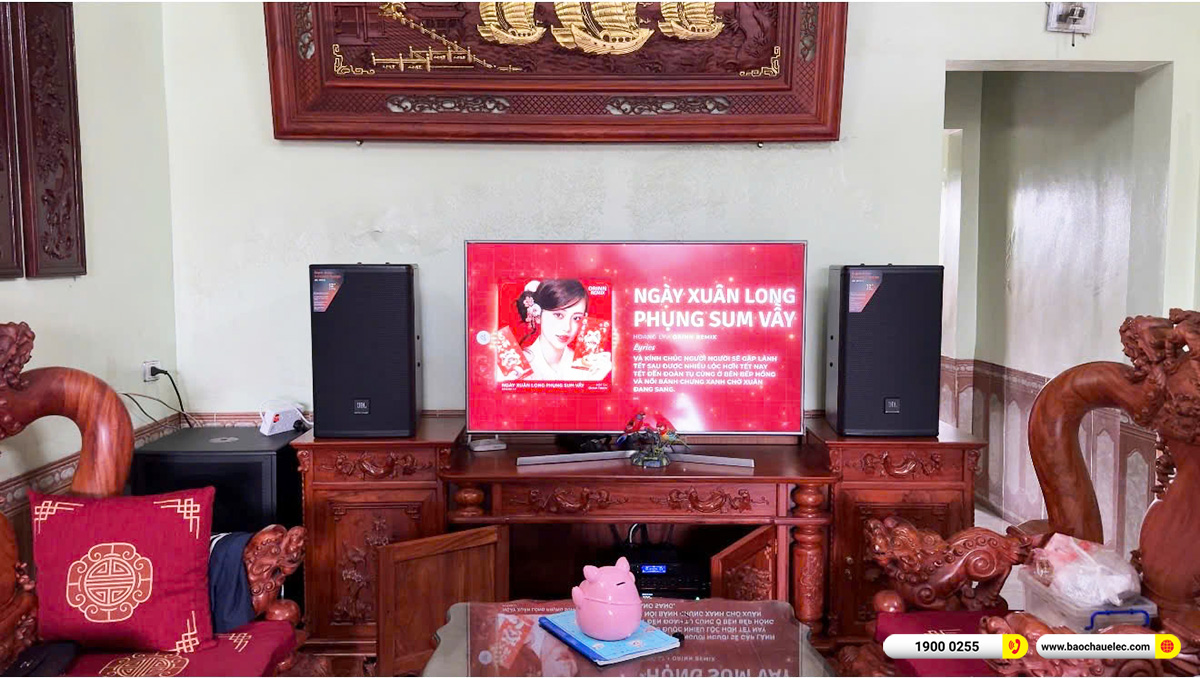 Lắp đặt dàn karaoke JBL hơn 79tr cho cô Tiến tại Hưng Yên