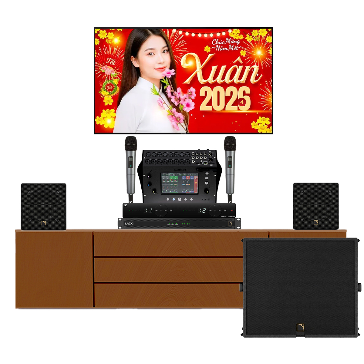 D&agrave;n karaoke L-Acoustics Si&ecirc;u VIP 08