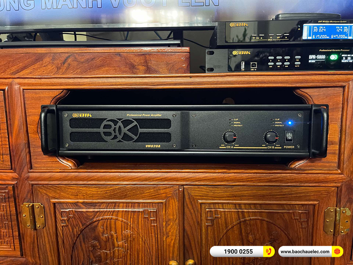 Lắp đặt dàn karaoke, nghe nhạc BIK gần 33tr cho anh Bình tại Phú Thọ