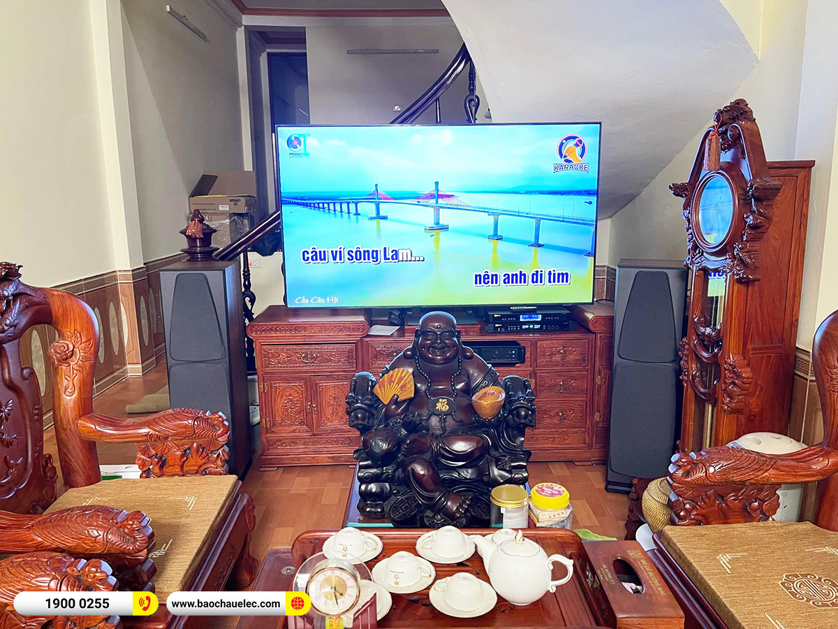 Lắp đặt dàn karaoke, nghe nhạc BIK gần 33tr cho anh Bình tại Phú Thọ