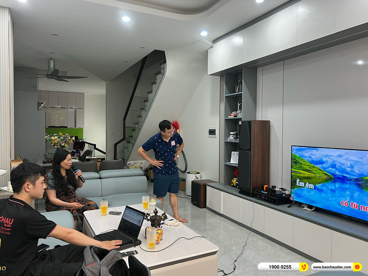 Lắp đặt dàn karaoke, nghe nhạc BIK hơn 30tr cho anh Lộ tại Hà Nội