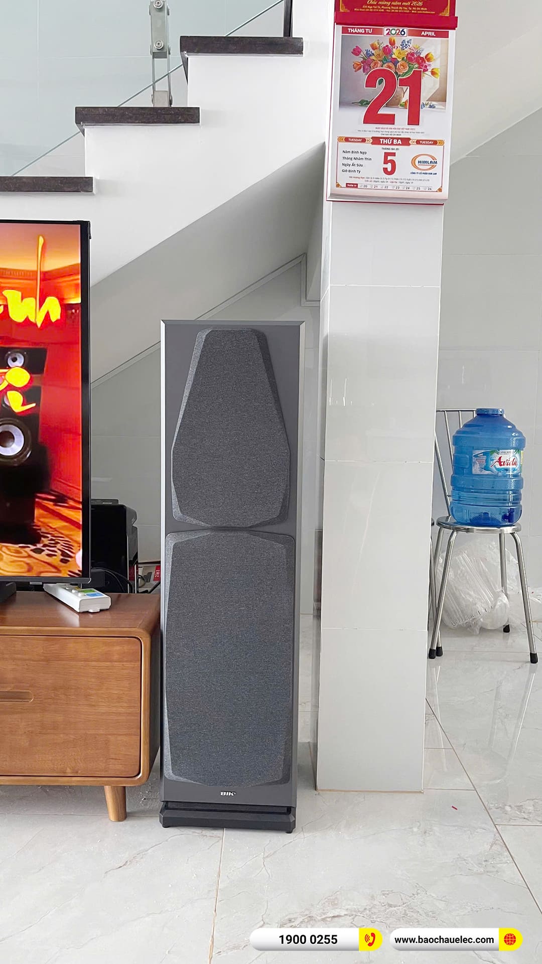 Lắp đặt d&agrave;n karaoke, nghe nhạc BIK hơn 30tr cho c&ocirc; Phụng tại Cần Thơ 