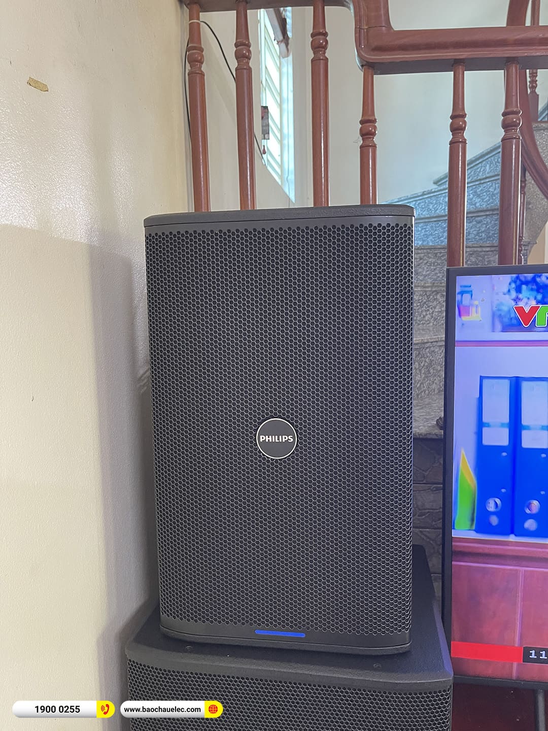 Lắp đặt d&agrave;n karaoke Philips gần 50tr cho chị Ngọc tại H&agrave; Nội 