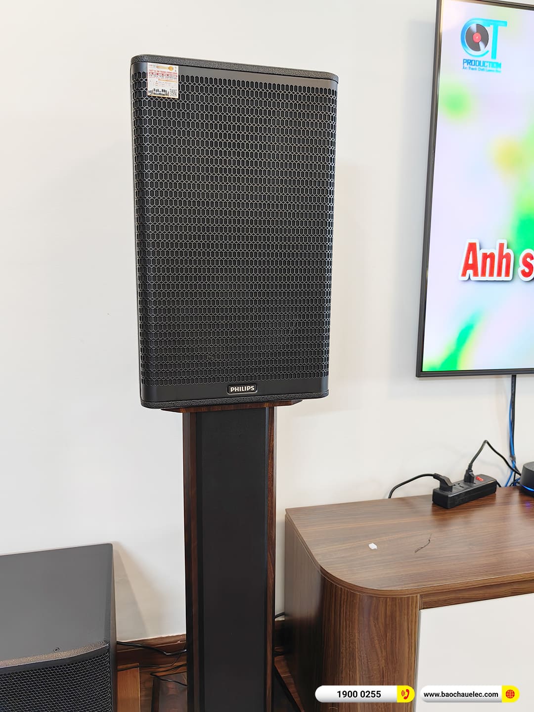 Lắp đặt dàn karaoke Philips gần 30tr cho chú Khánh tại Hà Nội