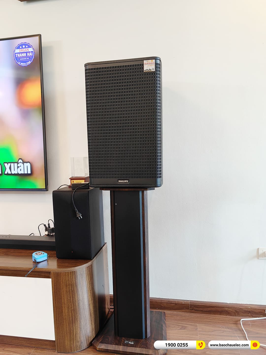 Lắp đặt dàn karaoke Philips gần 30tr cho chú Khánh tại Hà Nội