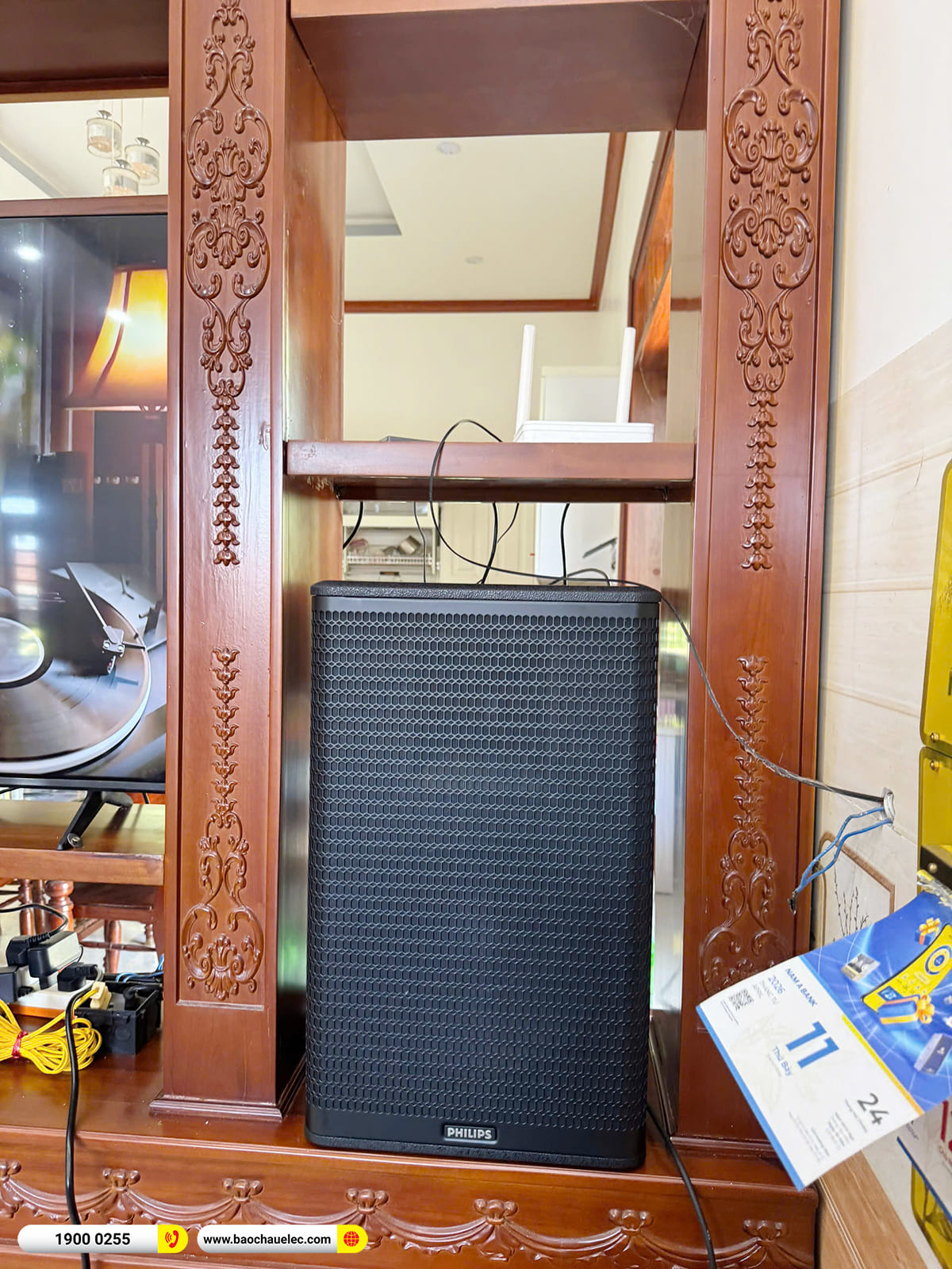 Lắp đặt dàn karaoke Philips hơn 30tr chú Trương tại Quảng Nam