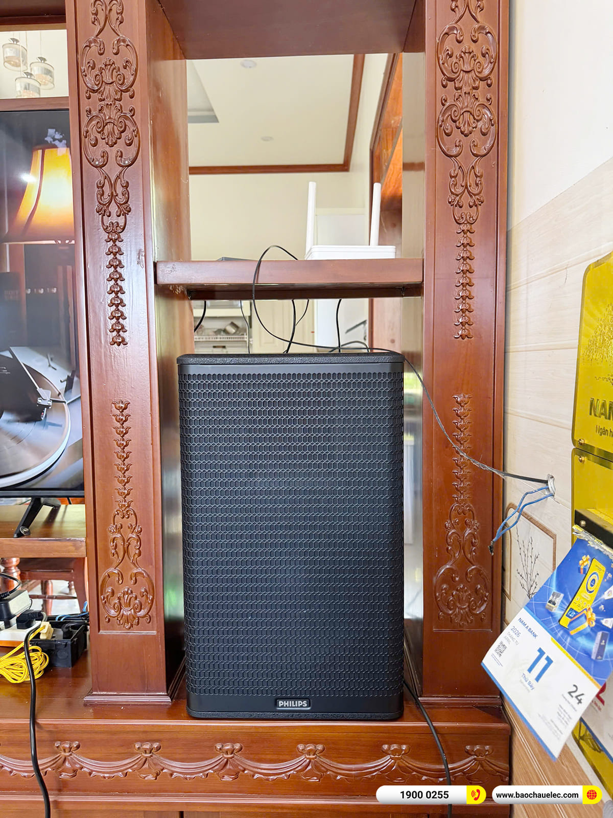 Lắp đặt dàn karaoke Philips hơn 30tr chú Trương tại Quảng Nam