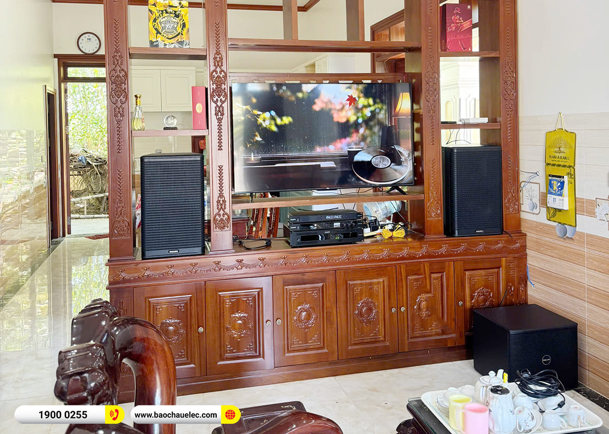 Lắp đặt dàn karaoke Philips hơn 30tr chú Trương tại Quảng Nam