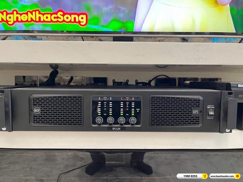 Lắp đặt d&agrave;n karaoke RCF hơn 200tr cho anh Ca tai Cần Thơ 
