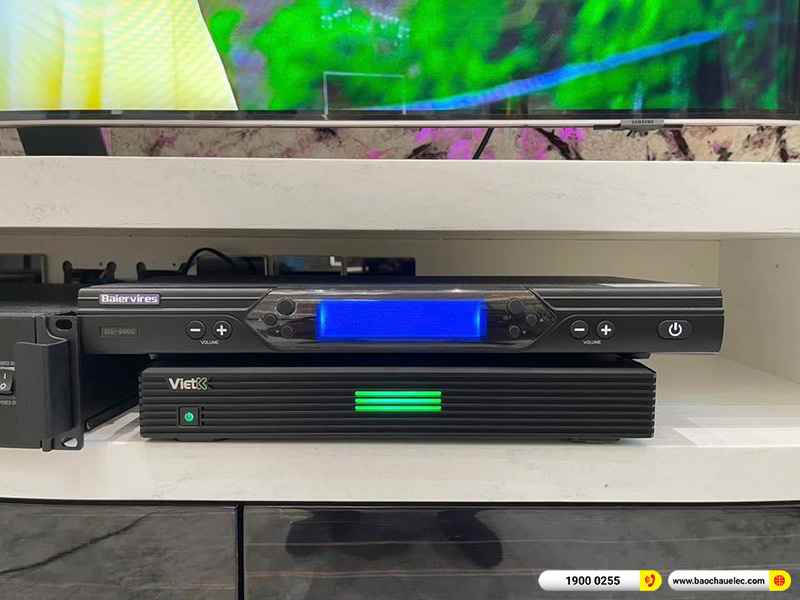 Lắp đặt d&agrave;n karaoke RCF hơn 200tr cho anh Ca tai Cần Thơ 