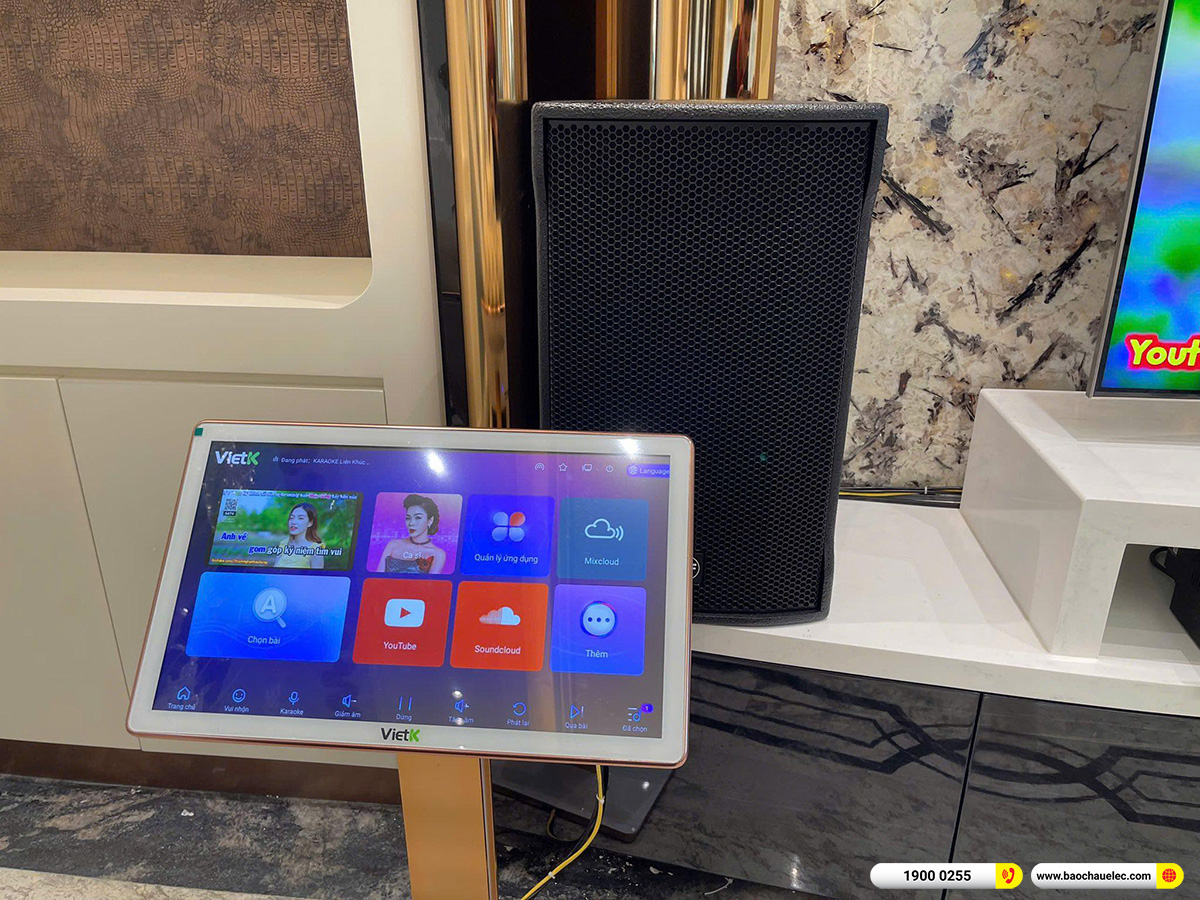 Lắp đặt d&agrave;n karaoke RCF hơn 200tr cho anh Ca tai Cần Thơ 