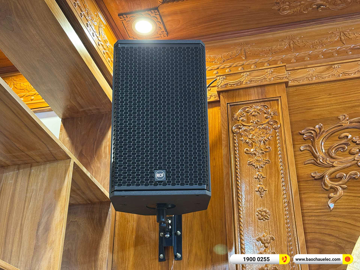 Lắp đặt d&agrave;n karaoke RCF hơn 150tr cho anh Cảnh tại Bắc Ninh 
