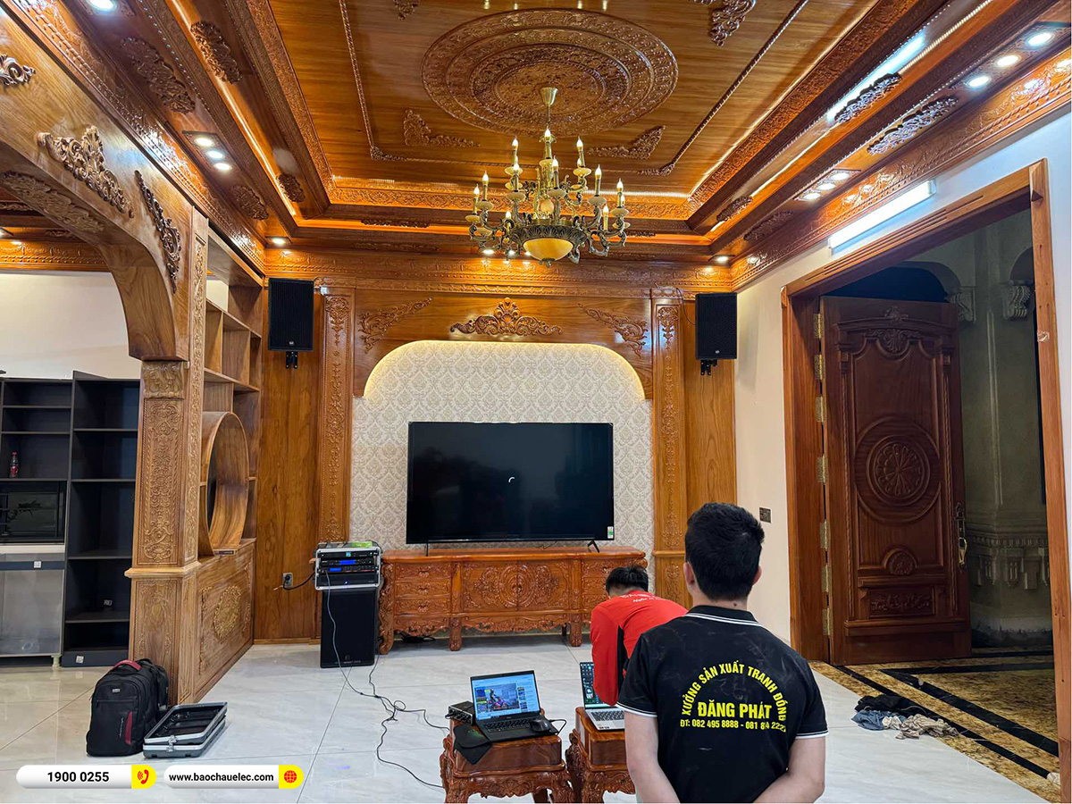 Lắp đặt d&agrave;n karaoke RCF hơn 150tr cho anh Cảnh tại Bắc Ninh 