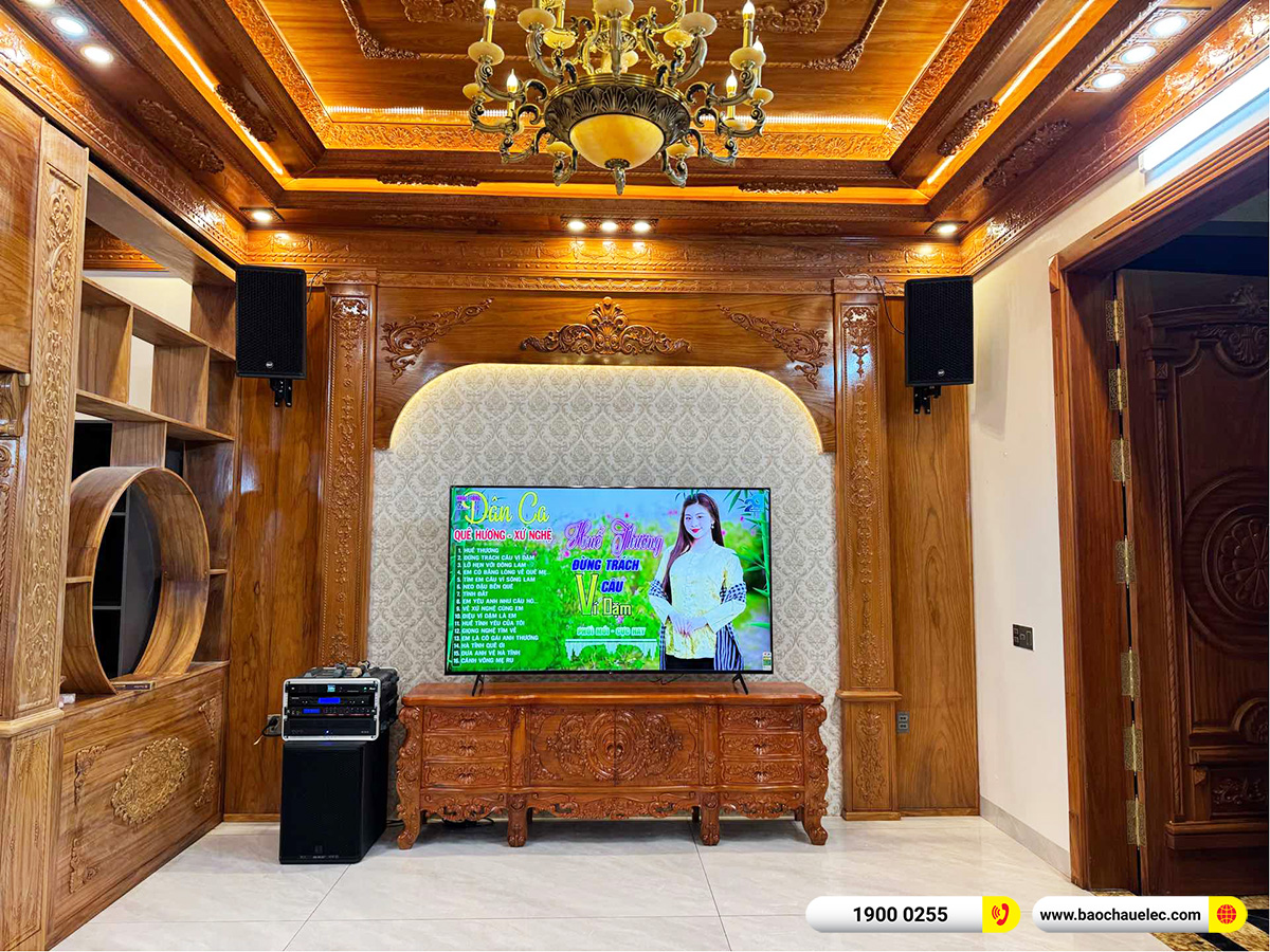 Lắp đặt d&agrave;n karaoke RCF hơn 150tr cho anh Cảnh tại Bắc Ninh 