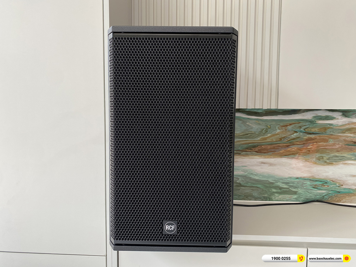 Lắp đặt dàn karaoke RCF hơn 115tr cho anh Cường tại Bình Dương