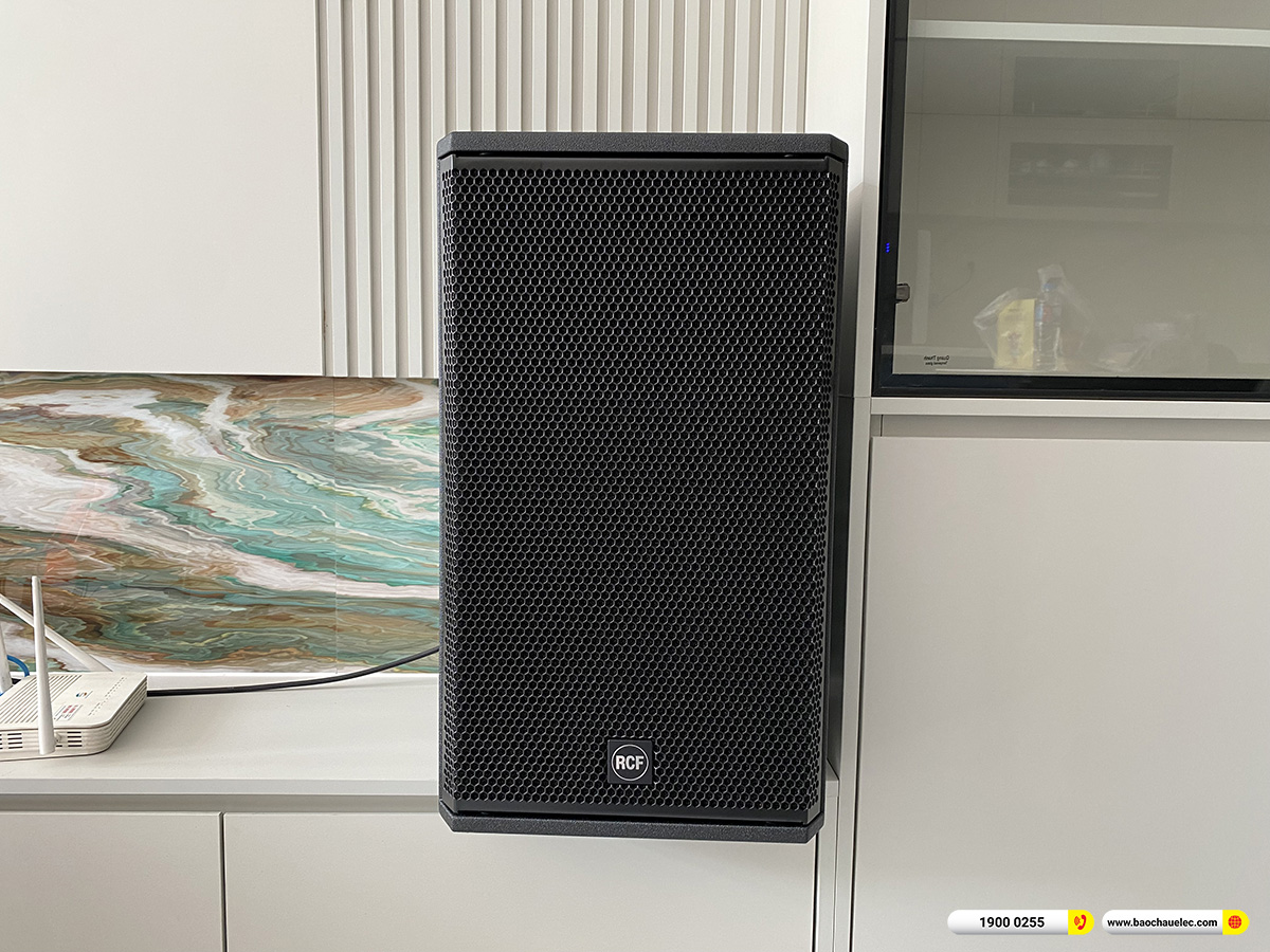 Lắp đặt dàn karaoke RCF hơn 115tr cho anh Cường tại Bình Dương