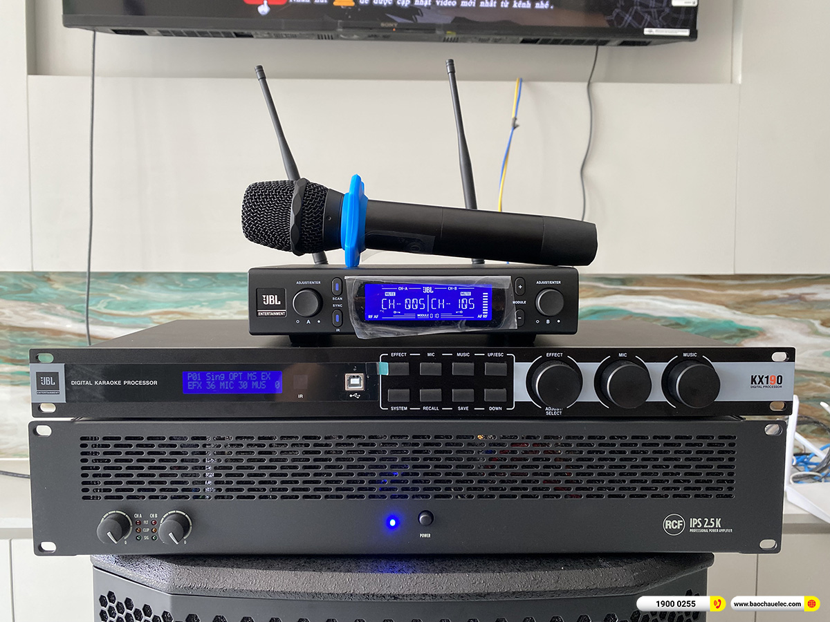 Lắp đặt dàn karaoke RCF hơn 115tr cho anh Cường tại Bình Dương