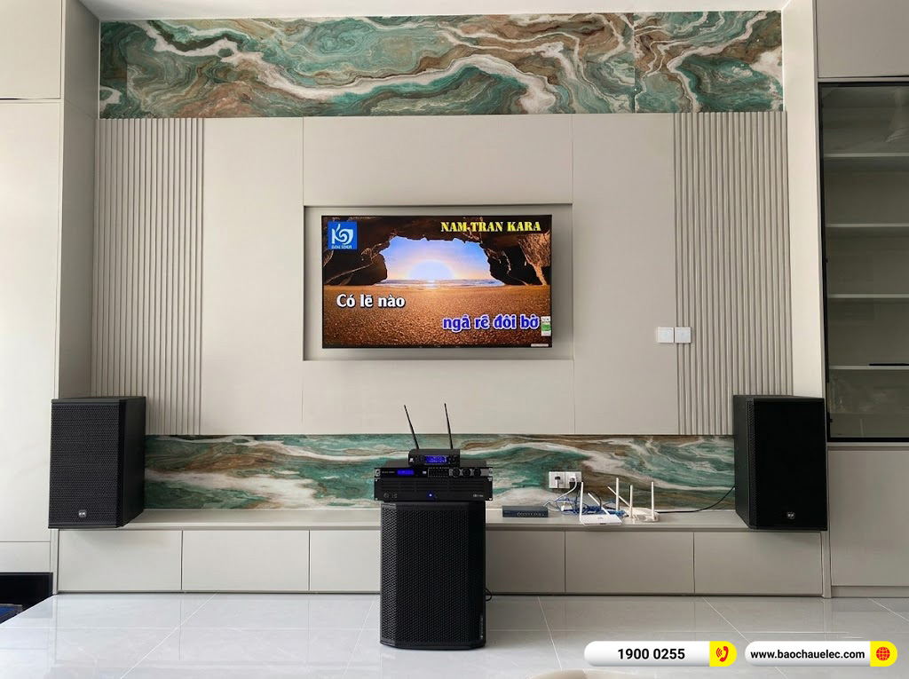 Lắp đặt dàn karaoke RCF hơn 115tr cho anh Cường tại Bình Dương