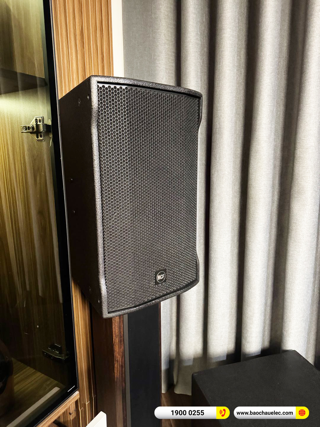 Lắp đặt dàn karaoke RCF hơn 186tr cho anh Diệp tại Hà Nội