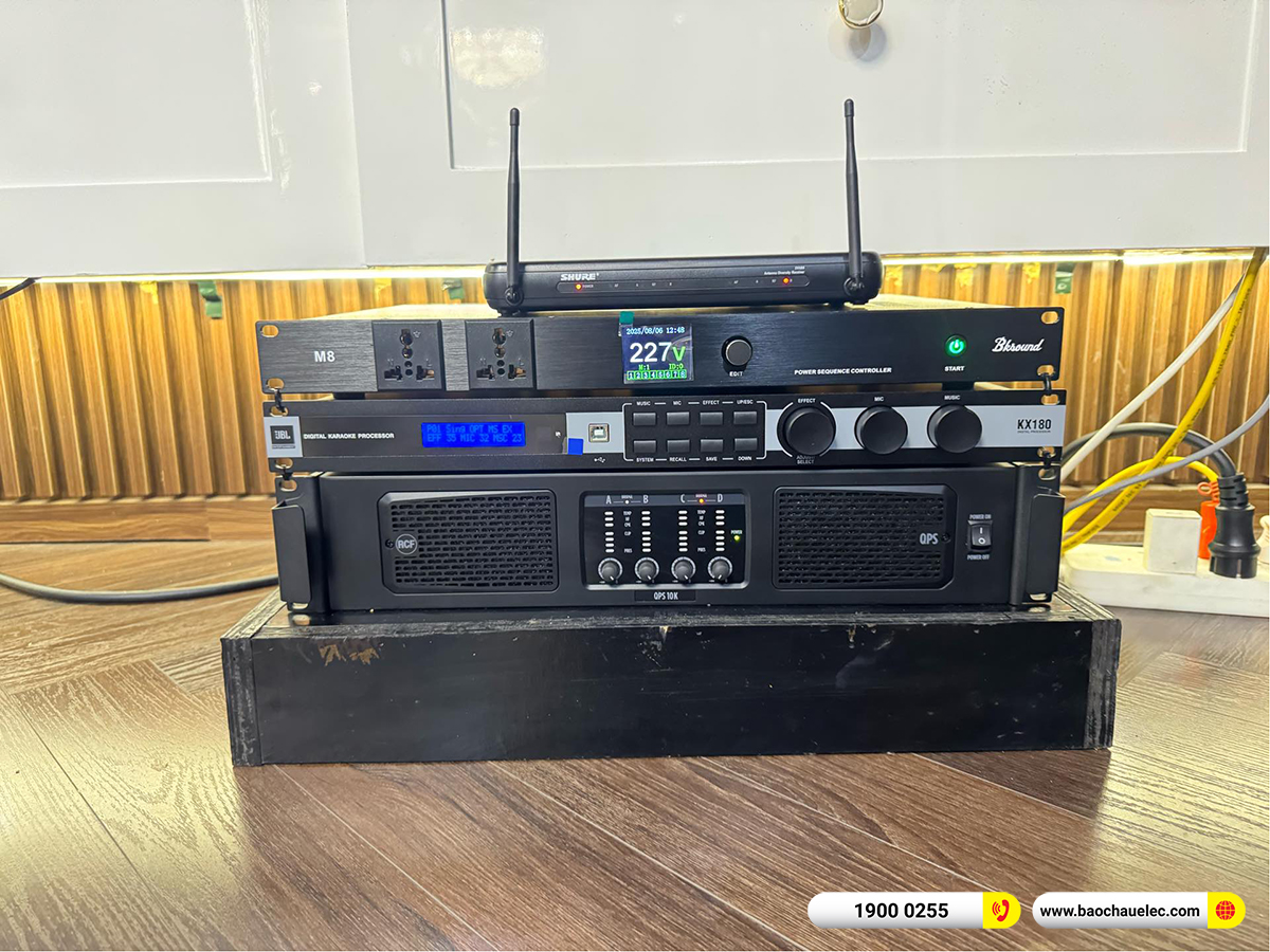 Lắp đặt dàn karaoke RCF hơn 186tr cho anh Diệp tại Hà Nội