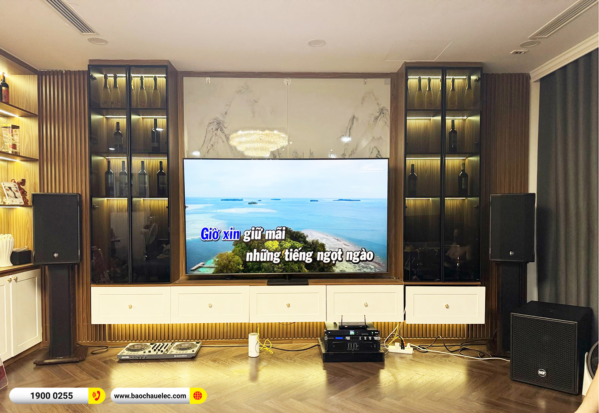 Lắp đặt dàn karaoke RCF hơn 186tr cho anh Diệp tại Hà Nội