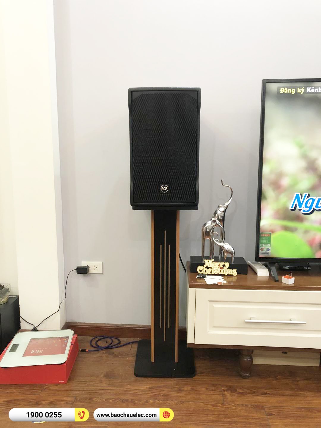 Lắp đặt dàn karaoke RCF hơn 71tr cho anh Dũng tại Hà Nội (RCF EMAX 3110 MK2, JBL V6, JBl VX8, A120P, VM300)