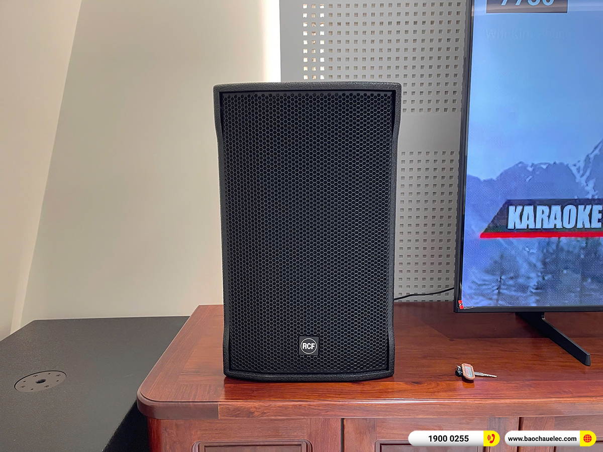 Lắp đặt d&agrave;n karaoke RCF hơn 200tr cho anh Duy tại H&agrave; Nội 