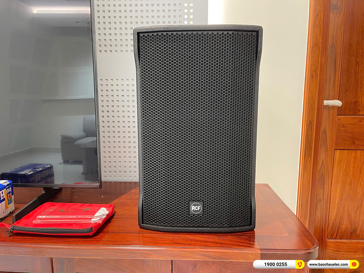 Lắp đặt d&agrave;n karaoke RCF hơn 200tr cho anh Duy tại H&agrave; Nội 