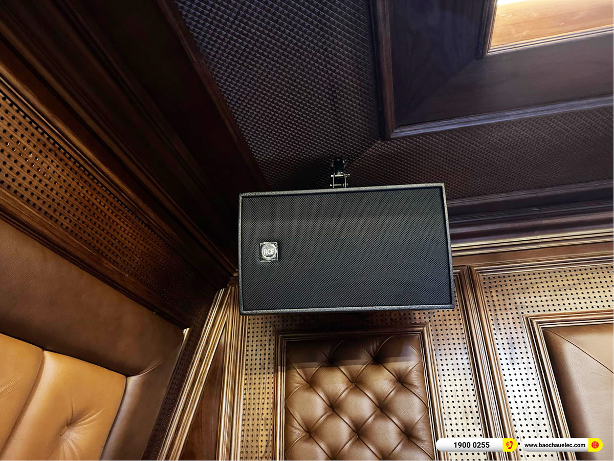 Lắp đặt dàn karaoke RCF hơn 278tr cho anh Hà tại Hà Nội