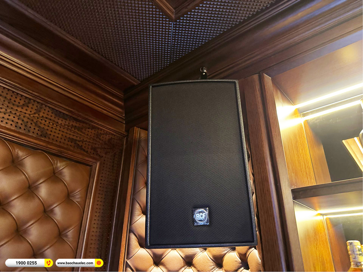 Lắp đặt dàn karaoke RCF hơn 278tr cho anh Hà tại Hà Nội